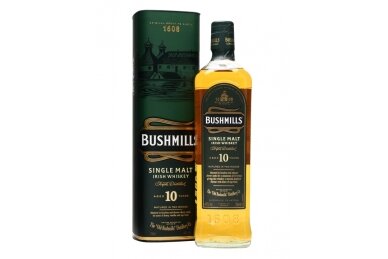 Viskis-Bushmills Malt 10YO 40% 0.7L + GB