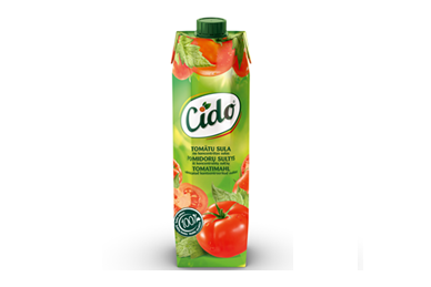 Sultys-Cido Tomato juice 100% (prisma) 1L