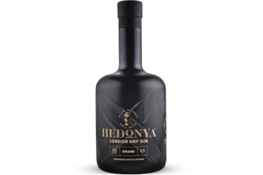 Džinas-Hedonya Black XX Umami London Dry Gin 40% 0.7L
