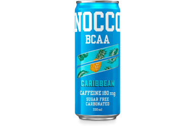 Gaivusis gėrimas su vitaminais-Nocco Caribbean Caffeine Free 330ml D Gaivusis gėrimas su vitaminais-Nocco Caribbean Caffeine Free 330ml D