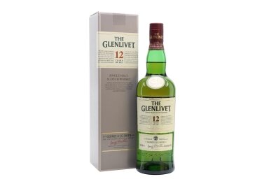 Viskis-Glenlivet 12YO 40% 0.7L + GB Viskis-Glenlivet 12YO 40% 0.7L + GB