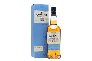 Viskis-Glenlivet Founder's Reserve Estd. 1824 40% 0.7L + GB Viskis-Glenlivet Founder's Reserve Estd. 1824 40% 0.7L + GB