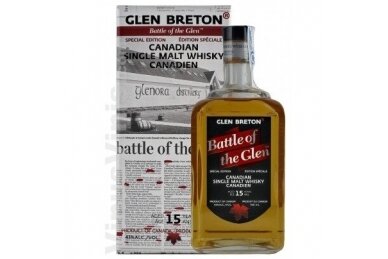 Viskis-Glen Breton 15 YO 43% 0.7L + GB