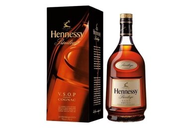 Konjakas-Hennessy Privilege VSOP 40% 0.7L + GB