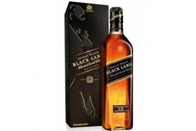 Viskis-JW Black Label 12YO 40% 1L + GB
