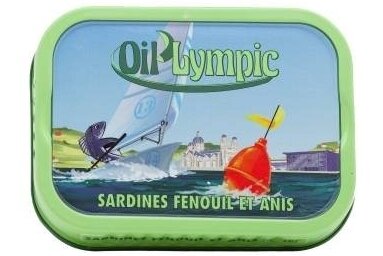 Konservai-LES BELLES DE MARSEILLE sardinės su pankoliais ir anyžiumi 115g