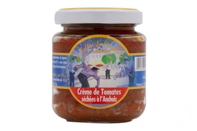 Konservai-LES BELLES DE MARSEILLE užtepėlė džiovintų pomidorų ir ančiuvių 110g