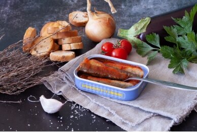 Konservai-LA BONNE MER sardinės a la ratatouille, 115g 1