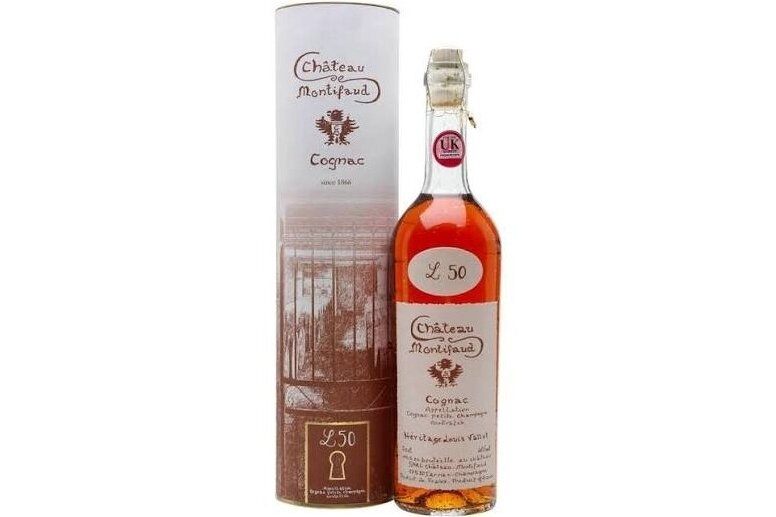 Konjakas-Chateau de Montifaud Heritage Louis Vallet Bullee L50 40% 0.7L + GB Konjakas-Chateau de Montifaud Heritage Louis Vallet Bullee L50 40% 0.7L + GB