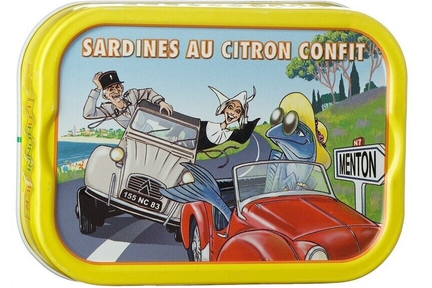 Konservai-LA BONNE MER sardinės citrinų padaže,115g