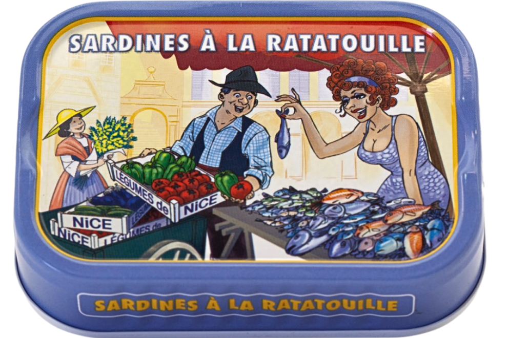 Konservai-LA BONNE MER sardinės a la ratatouille, 115g