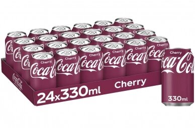 Limonadas-Coca-Cola Cherry 0.33L CAN 24pac D