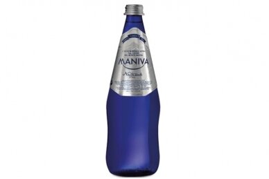 Mineralinis-Maniva Chef Blue Glass negazuotas 0.75L D Mineralinis-Maniva Chef Blue Glass negazuotas 0.75L D
