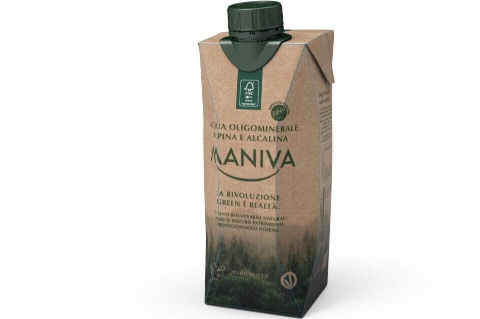 Mineralinis-Maniva pH8 Natural Alkaline Tetra Pack 0.5L