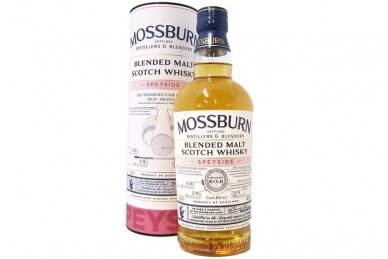 Viskis-Mossburn Speyside 46% 0.7L + GB