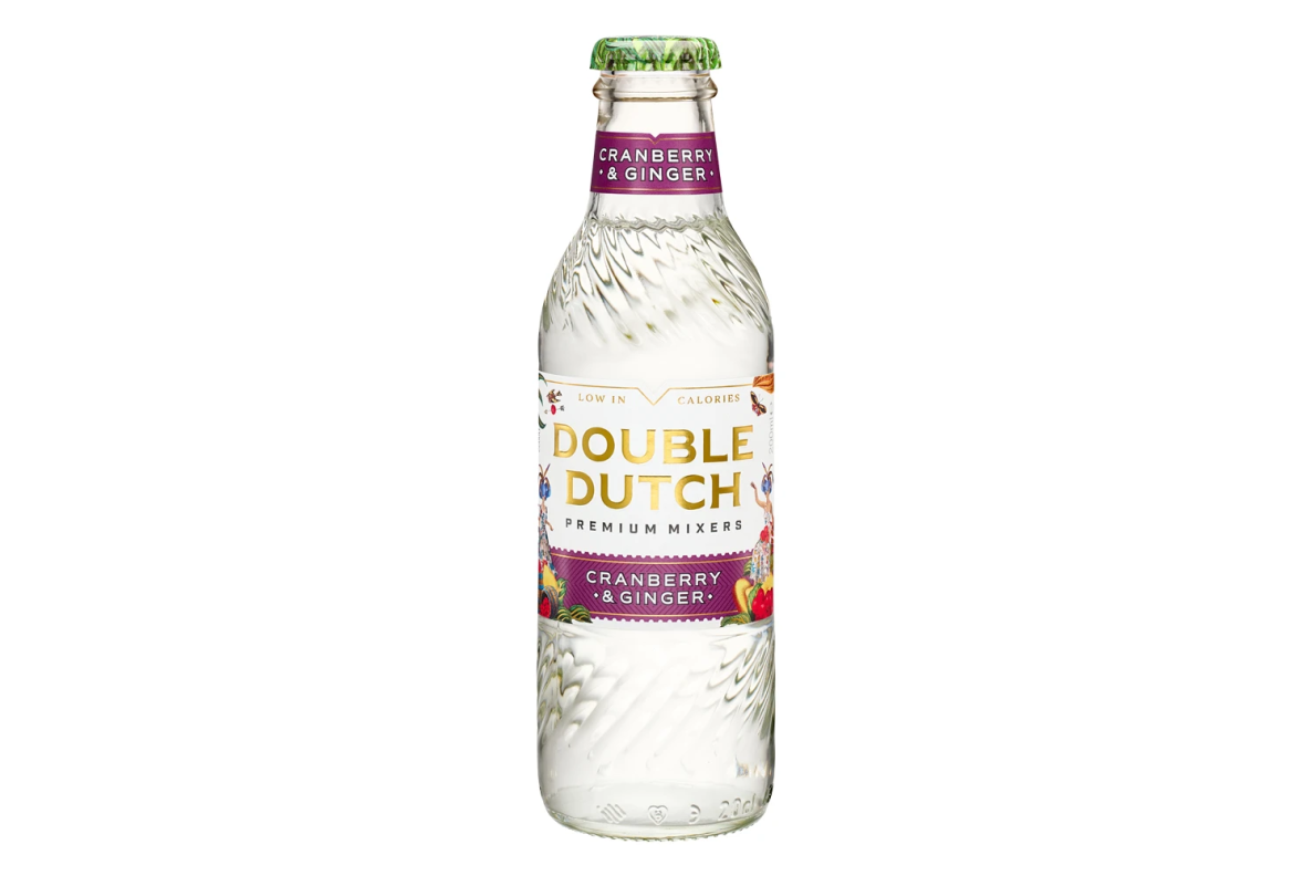 Nealkoholinis gaivusis gerimas-Double Dutch Cranberry & Ginger Tonic Water 0.2L D