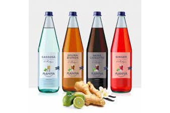 Nealkoholinis gaivusis gerimas-Maniva Bibite Ginger Sparkling 1L D 1