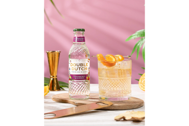 Nealkoholinis gaivusis gerimas-Double Dutch Cranberry & Ginger Tonic Water 0.2L D 1