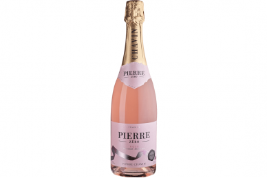 Nealkoholinis putojantis rožinis vynas-Pierre Zéro Rose 0% 0.75L