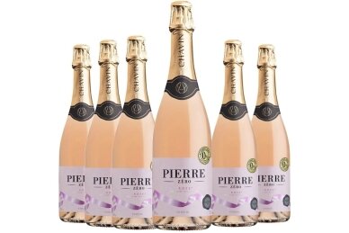 Nealkoholinis putojantis rožinis vynas-Pierre Zéro Rose 0% 4.5L (6 x 0.75L) Nealkoholinis putojantis rožinis vynas-Pierre Zéro Rose 0% 4.5L (6 x 0.75L)