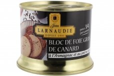 Paštetas-LARNAUDIE anciu kepeneliu foie gras su Armanjaku & pipirais 150g
