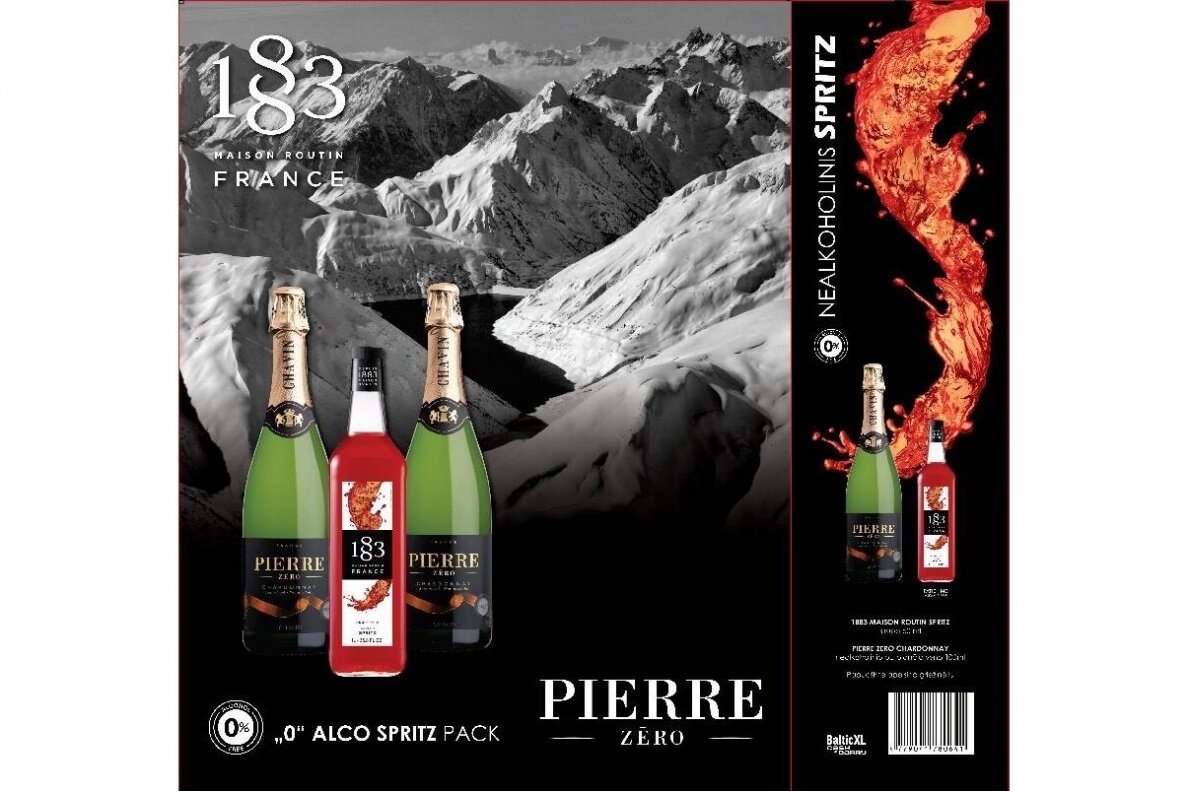 Rinkinys-Pierre Zéro Chardonnay 0% & 1883 Maison Routin Spritz Pack Rinkinys-Pierre Zéro Chardonnay 0% & 1883 Maison Routin Spritz Pack