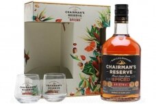 Romas-St. Lucia Chairman's Reserve Spiced 40% 0.7L + 2 Glass