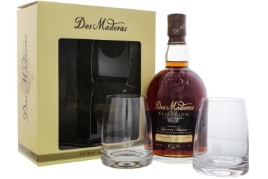 Romas-Dos Maderas Seleccion 42% 0.7L + GB + 2 Glass