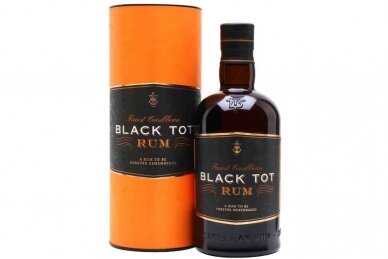 Romas-Black Tot Rum 46.2% 0.7L + GB