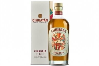 Romas-Cihuatan Cinabrio 12YO 40% 0.7L + GB