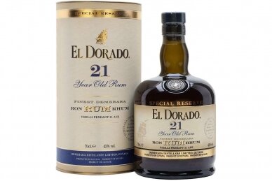 Romas-El Dorado 21YO Demerara Rum Special Reserve 43% 0.7L + GB