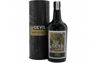 Romas-Hunter Laing Kill Devil Navy Style Blended Caribbean Rum 57% 0.7L + GB