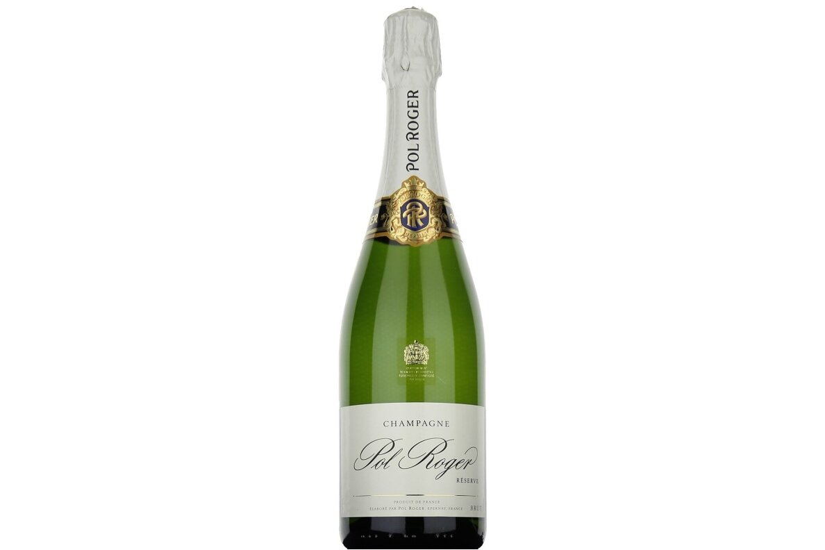 Šampanas-Pol Roger Brut Reserve 12.5% 0.75L + GB Šampanas-Pol Roger Brut Reserve 12.5% 0.75L + GB