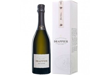 Šampanas-Drappier Brut Nature Pinot Noir Zero Dosage 12% 0.75L + GB Šampanas-Drappier Brut Nature Pinot Noir Zero Dosage 12% 0.75L + GB
