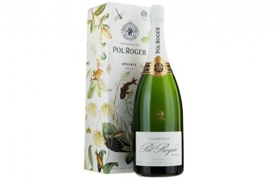 Šampanas-Pol Roger Brut Reserve 12.5% 0.75L + GB