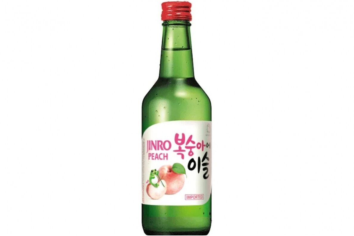 Spiritinis gėrimas-Jinro Peach Soju 13% 0.35L Spiritinis gėrimas-Jinro Peach Soju 13% 0.35L