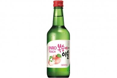 Spiritinis gėrimas-Jinro Peach Soju 13% 0.35L Spiritinis gėrimas-Jinro Peach Soju 13% 0.35L