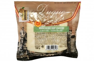 Sūris-Avių pieno sūris Manchego El Duque De La Polvorosa 150g