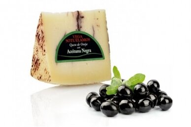 Sūris-Avių pieno sūris su juodosiomis alyvuogėmis 200g