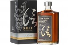 Viskis-Shin 10YO Pure Malt Whisky Mizunara Oak Finish 48% 0.7L + GB