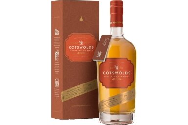 Viskis-Cotswolds Bourbon Cask 59.1% 0.7L + GB
