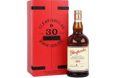 Viskis-Glenfarclas 30YO Highland Single Malt Scotch Whisky 43% 0.7L + GB Viskis-Glenfarclas 30YO Highland Single Malt Scotch Whisky 43% 0.7L + GB