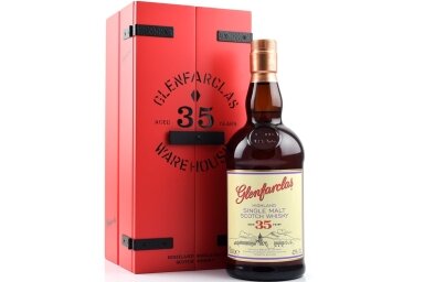 Viskis-Glenfarclas 35YO Highland Single Malt Scotch Whisky 2022 43% 0.7L + GB Viskis-Glenfarclas 35YO Highland Single Malt Scotch Whisky 2022 43% 0.7L + GB