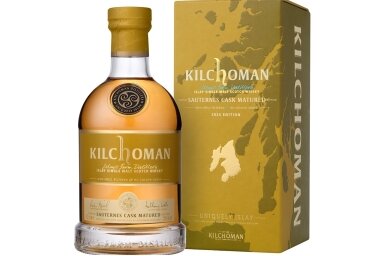 Viskis-Kilchoman Batch Sauternes Cask Matured 50% 0.7L + GB