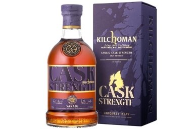 Viskis-Kilchoman Sanaig Batch Strength 57.8% 0.7L + GB