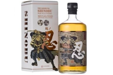 Viskis-Shinobu Pure Malt Mizunara Oak Finish 43% 0.7L + GB