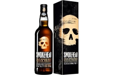 Viskis-Smokehead Islay Single Malt 40% 0.7L + GB