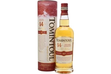 Viskis-Tomintoul 14YO 46% 0.7L + GB