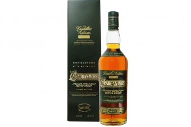 Viskis-Cragganmore The Distillers Edition 2021 Double Matured 2009 40% 0.7L + GB