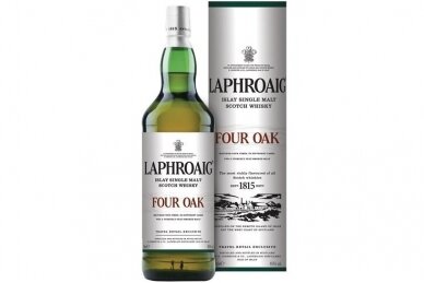 Viskis-Laphroaig Four Oak 40% 1L + GB
